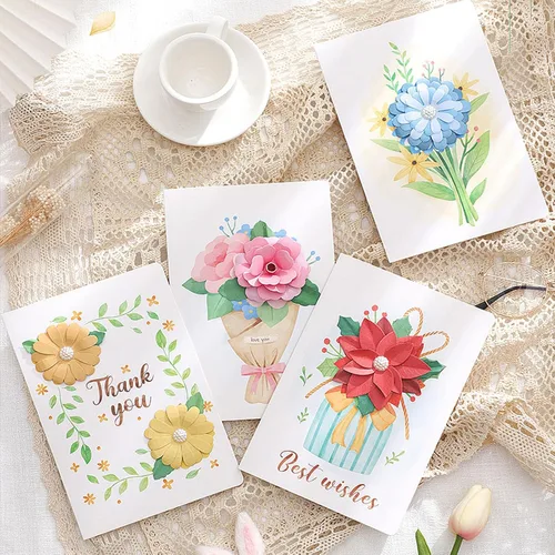 Miniatura 5 de Cartulina blanca de 4 x 6 pulgadas, paquete de 50 tarjetas de índice de peso pesado de 110 libras/300 GSM, papel grueso para postales, invitaciones