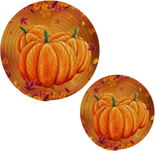 Miniatura 9 de Boccsty Tapete de salvamanteles de carnaval de Mardi Gras con cuentas de colores, 2 unidades de tejido redondo, para mesa de cocina, protector