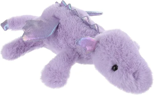 Miniatura 9 de Apricot Lamb Toys Peluche de Dragón Dinosaurio Ciruela Acostado Animal de Peluche Suave y Tierno Perfecto para Niño (Dragón Rojo, 15 Pulgadas)