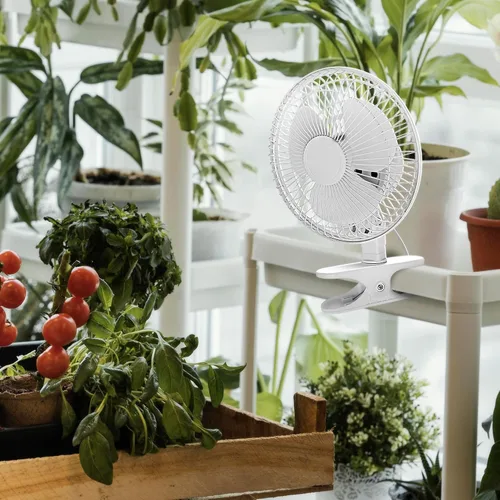 Miniatura 5 de JOEY'Z Ventilador con clip de 6 pulgadas - 2 velocidades - Inclinación ajustable, operación silenciosa - Negro Funcionamiento silencioso