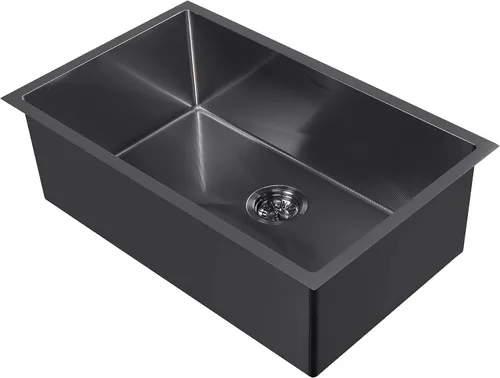 Miniatura 20 de Whitehaus whnpl1818 Plus de Noé de 17 – 3/4" sola cuenca cocina fregadero para montaje bajo encimera o, con, WHNPL1818-B