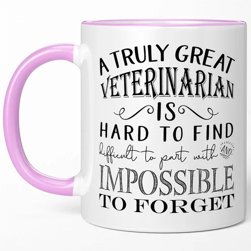 Miniatura 8 de Regalos de agradecimiento para veterinarios – A Truly Great Veterinarian is Hard to Find Taza de café, el mejor regalo de jubilación veterinaria