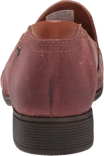 Miniatura 3 de Cobb Hill Crosbie - Mocasines sin cordones para mujer, Rojo, 7 ancho