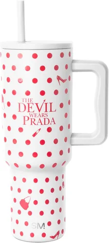 Miniatura 17 de Simple Modern Disney - Vaso de 40 onzas con asa y tapa con pajilla, botella de agua reutilizable aislada de acero inoxidable de viaje, regalos