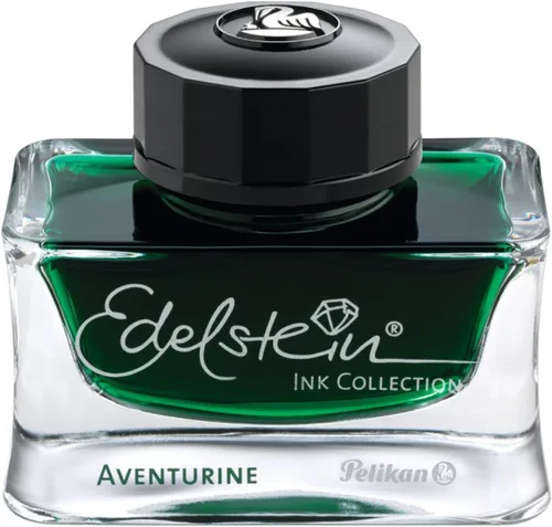 Miniatura 5 de Pelikan Edelstein tinta embotellada para pluma estilográfica, verde jade, 50ml, 1 cada uno (339374)., Azul zafiro 1 botella