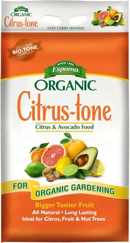 Miniatura 2 de Espoma Fertilizante orgánico de tono cítrico 5-2-6 natural y orgánico y alimento vegetal para todos los árboles de cítricos, frutas, nueces