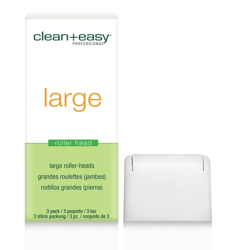 Miniatura 6 de Clean + Easy Cabezales de rodillo de cera grandes – Aplicadores de recarga de cera enrollable para cartucho de encerado, depilación para piernas