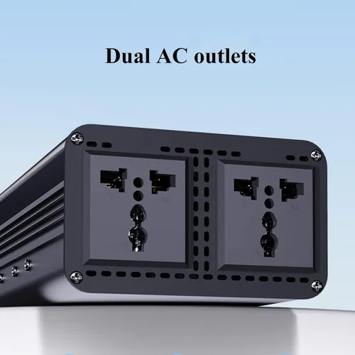 Miniatura 2 de Inversor de corriente de onda sinusoidal modificada de 3000 W 3500 W, 12 V-60 V CC a 220 V CA, 2 salidas de CA, pantalla digital inteligente
