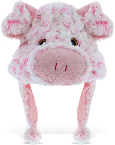 Miniatura 25 de DolliBu Gorro de felpa – Gorro de peluche de forro polar súper suave con orejeras, acogedor sombrero de invierno cálido para niños – Talla única
