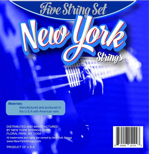 Miniatura 2 de NYSB65 - Bajo eléctrico de níquel herido - 5 cuerdas - Innovación - Calidad - Los New York Strings son una sinfonía de cuerdas - Fabricado