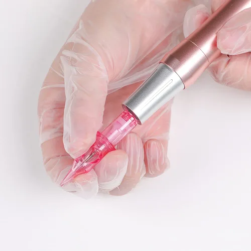 Miniatura 2 de Charme Princesse Cartucho de aguja 1RL con membrana de seguridad, agujas de tatuaje profesionales para cejas, delineador de ojos, labio, 3RL