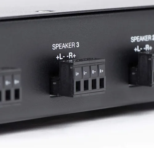 Miniatura 6 de OSD Audio Selector de altavoces 4X con resistencia de control de volumen Audiófilo - RSVC4