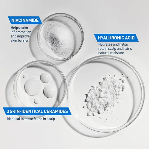 Miniatura 6 de CeraVe Acondicionador hidratante suave, acondicionador para el cabello con ceramidas, niacinamida y ácido hialurónico, sin sulfatos y seguro