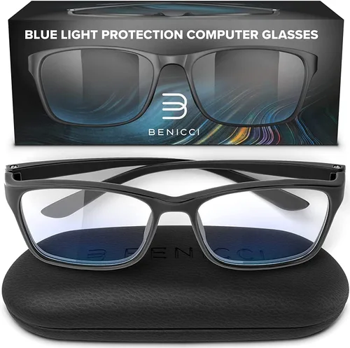 Miniatura 8 de Elegantes lentes de bloqueo de luz azul para mujeres y hombres, ayudan a aliviar la fatiga ocular digital y el dolor de cabeza de las computadoras