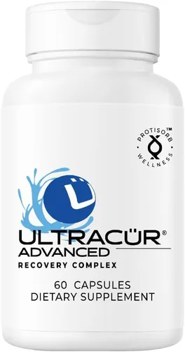 UltraCur Suplemento avanzado de apoyo articular con curcumina de alta absorción – Andamio de proteína líquida Protisorb extra fuerte – Apoya la