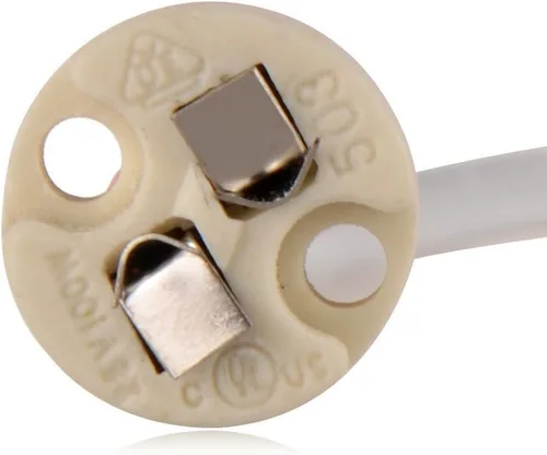 Miniatura 4 de Mini soporte bi-pin MR16 para bombillas con base GU5.3, G4, MR11, MR16