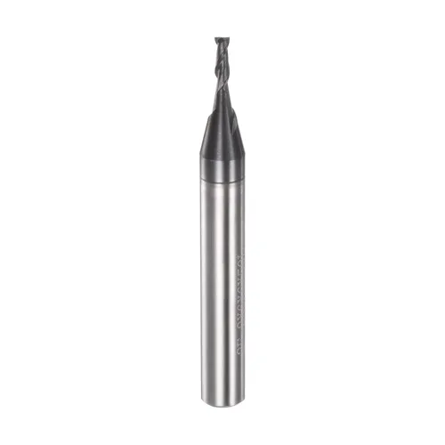 HARFINGTON Molino de extremo cuadrado de 0.079 in x 0.236 in de corte de 0.236 in de vástago de micro grano de carburo sólido recubierto AlTiN 2