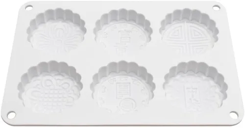 Miniatura 6 de Molde de silicona para pastel con 6 flores, molde de pan casero DIY, moldes de silicona para pastel, molde para pastel de luna, herramientas