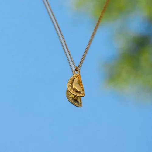 Miniatura 3 de SITOS - Colombia Necklace Empanada Pendant Colombian Souvenirs Pierogi or Dumpling Food Jewelry Latina gifts Latino Food Products