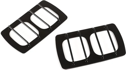 Miniatura 6 de YIWANG Cubierta de luz trasera negra inoxidable para Land Rover Defender 90 110 2020-2022 (estilo B)