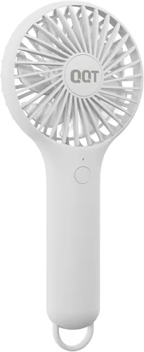 Miniatura 8 de QQT Mini Ventilador de Mano, Pequeño Enfriador Personal con 3 Velocidades, Portátil a Batería, Secador de Pestañas de Maquillaje Recargable por USB