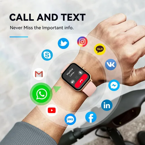 Miniatura 4 de Reloj inteligente para mujer, reloj de fitness (respuestahacer llamada), Alexa integrado, monitor de oxígeno en sangre de sueño de frecuencia