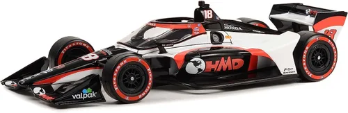 Dallara IndyCar # 18 David Malukas HMD Trucking Dale Coyne Racing con HMD Motorsports (configuración de campo de carretera) NTT IndyCar Series