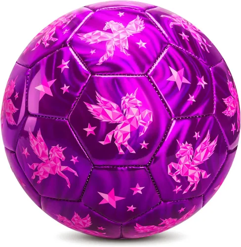 Balón de fútbol tamaño 4, tamaño 3, tamaño 2 con bomba desinflada, juguetes de dinosaurio de unicornio con purpurina para niños pequeños, juegos