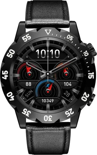 Miniatura 8 de KAVVO Oyster - Mini reloj inteligente Bluetooth de 1.1 pulgadas para mujer, pantalla AMOLED siempre encendida, bisel giratorio, rastreador