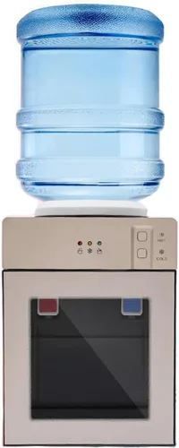Dispensador de enfriador de agua de carga superior de 5 galones, máquina eléctrica para beber caliente y fría, dispensador de agua para encimera con