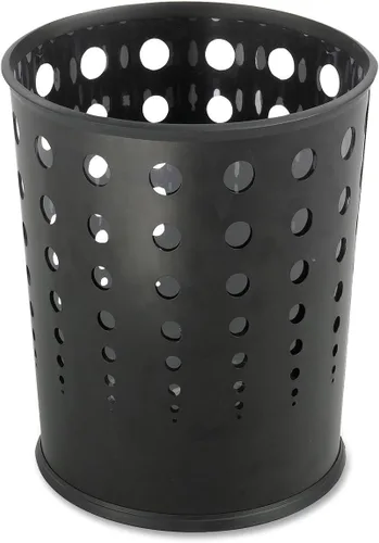 Safco Productos 9740BL - Papelera de burbujas, 6 galones, (cantidad). 3), color negro