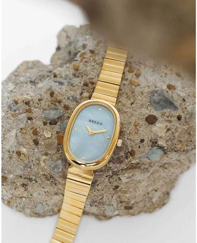 Miniatura 4 de Breda Reloj de pulsera de acero inoxidable y metal, 0.906in