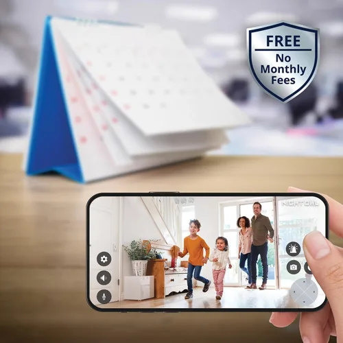 Miniatura 7 de Night Owl Concentrador de seguridad para el hogar con Wi-Fi de 8 canales con (4) cámaras de foco 4K HD para interiores y exteriores con audio de 2
