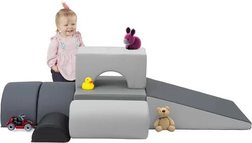 Miniatura 3 de FDP SoftScape Playtime and Climb Juego multiusos para bebés, niños pequeños de 10 meses-2 años; escalador y juego de bloques, aprende habilidades