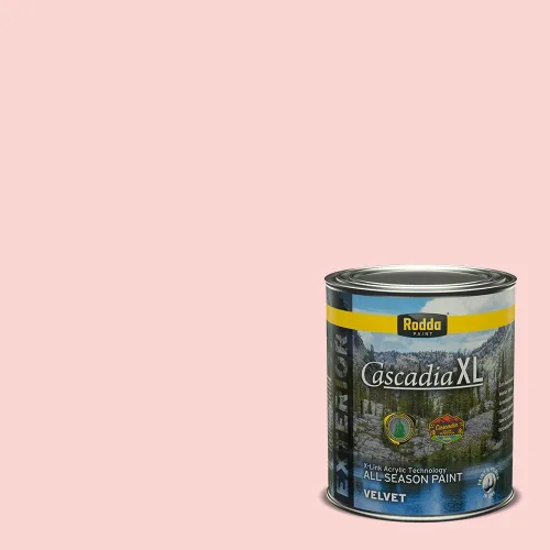Miniatura 168 de Rodda Paint CASCADIA XL - Pintura e imprimación satinada para exteriores en uno, cuarto de galón, blanco abstracto