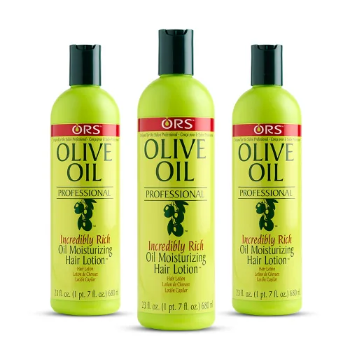Miniatura 11 de ORS Aceite de oliva profesional increíblemente rico aceite hidratante loción capilar 23 onzas (1)