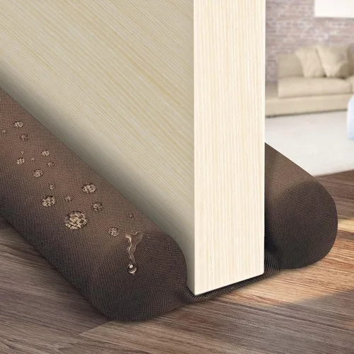 Miniatura 8 de Topes dobles para puertas impermeables, ajustables de 30" a 36", protectores de corrientes de aire, bloqueador de ruido, bloqueador de brisas