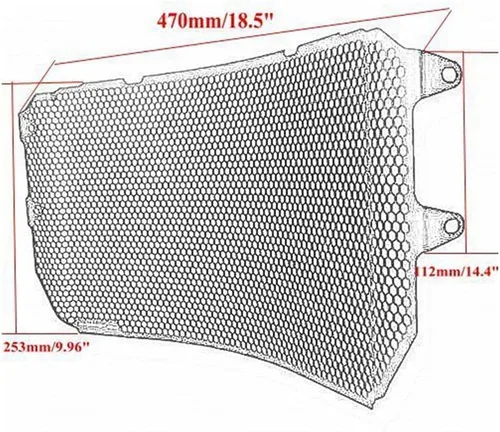 Miniatura 4 de Radiator Grille Guard Motorcycle Radiator Guard for Ya&maha MT-10 MT10 MT 10 FZ10 FZ 10 FZ-10 2016-2023 Grille Cooler Cooling Cover Grill Protection