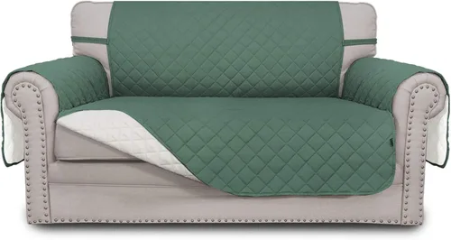 Miniatura 179 de Easy-Going - Funda para sofá, futón y sillón sin reposabrazos, reversible, resistente al agua, para mascotas y niños (azul oscuro/azul claro)