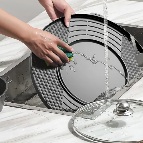 Miniatura 5 de Combo de olla eléctrica y parrilla de 2200 W, cocina portátil 2 en 1 para encimera, totalmente desmontable, control de temperatura independiente