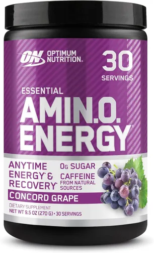 Miniatura 21 de Optimum Nutrition Amino Energy - Polvo energético para antes del entrenamiento con té verde, BCAA, aminoácidos, extracto de café verde, sabor