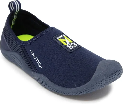 Nautica Zapatos deportivos de agua para niños y jóvenes, calcetines de agua, sandalias sin cordones y elásticos (bebéniño pequeño)