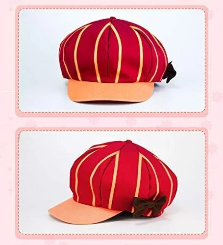 Miniatura 3 de WOSHOW Gorro de cosplay de anime para mujer, bonito gorro diario para regalo de dibujos animados
