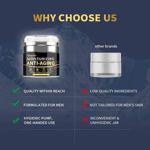 Miniatura 8 de Crema facial para hombre, antienvejecimiento, crema hidratante facial para hombre, loción facial con colágeno, retinol y ácido hialurónico, cuidado
