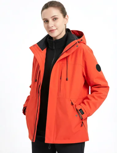 Miniatura 11 de Chaqueta de esquí, chaqueta de snowboard, impermeable y resistente al viento invierno con capucha chaqueta de escalada