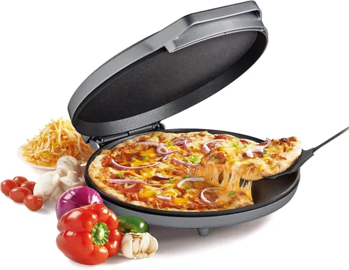 Miniatura 9 de Betty Crocker Máquina para hacer pizza de encimera, máquina para hacer pizza de 1440 vatios para el hogar, BC-2958CR (paquete de 2)