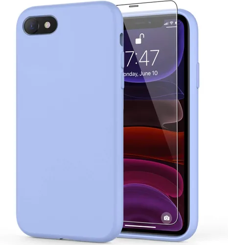 Miniatura 76 de bemal Funda para iPhone 14 Pro con protector de pantalla, silicona líquida de ajuste delgado, forro de microfibra suave, diseñada para mujeres