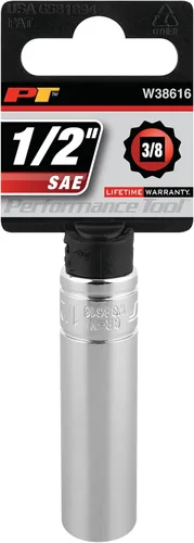 Miniatura 2 de Performance Tool W38616 - Enchufe de 12 puntos con accionamiento de 3/8 pulgadas, 1/2