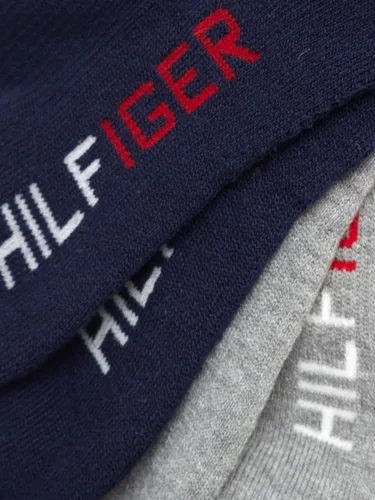 Miniatura 5 de Tommy Hilfiger Calcetines atléticos para niños, calcetines tobilleros de corte de un cuarto (6 unidades)