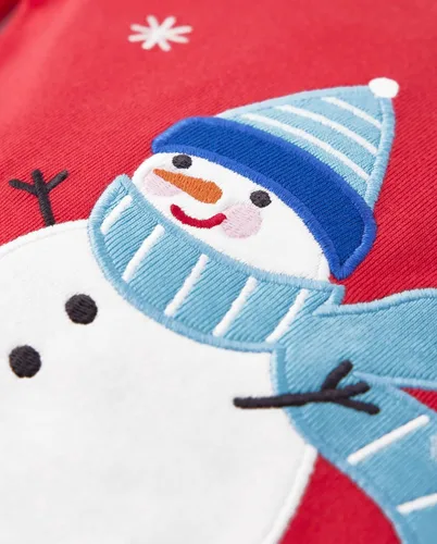 Miniatura 17 de Gymboree Conjunto de pijama unisex de algodón de Navidad de 2 piezas, niño grande, niño pequeño, gimnasio para bebé